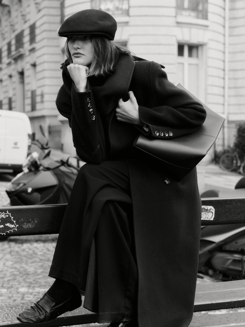 Sac cabas Bleecker noir